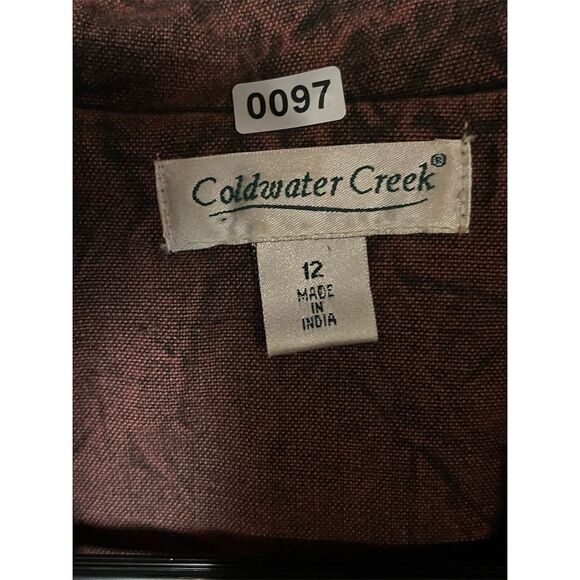 Coldwater Creek Women's Embroidered Beaded Blazer Jacket Size 12 Y2K - Picture 2 of 4